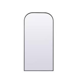 ARKA-E MR1B3572BLK Wall Mounted Mirror in Black