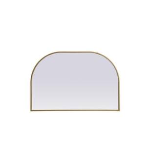 ARKA-E MR1B3624BRS Wall Mounted Mirror in Brass