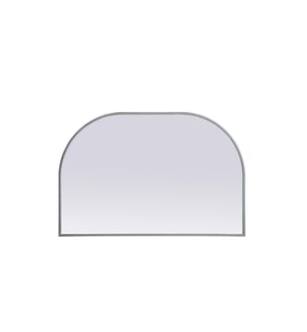 ARKA-E MR1B3624SIL Wall Mounted Mirror in Silver