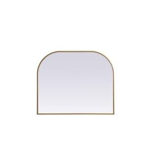 ARKA-E MR1B3630BRS Wall Mounted Mirror in Brass