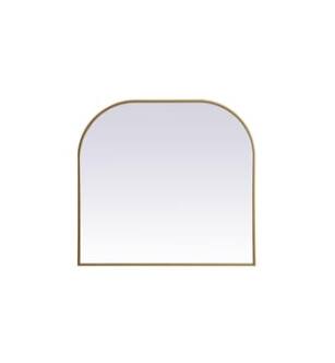 ARKA-E MR1B3634BRS Wall Mounted Mirror in Brass