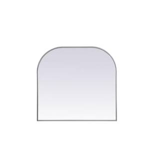 ARKA-E MR1B3634SIL Wall Mounted Mirror in Silver