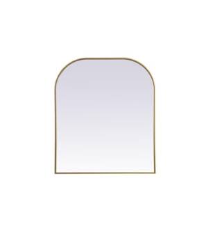 ARKA-E MR1B3642BRS Wall Mounted Mirror in Brass