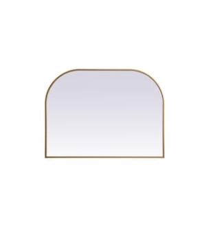 ARKA-E MR1B4030BRS Wall Mounted Mirror in Brass