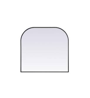 ARKA-E MR1B4038BLK Wall Mounted Mirror in Black