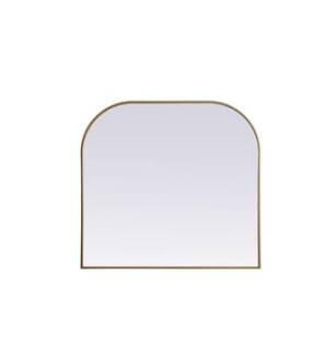 ARKA-E MR1B4038BRS Wall Mounted Mirror in Brass