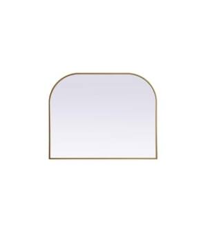 ARKA-E MR1B4234BRS Wall Mounted Mirror in Brass