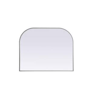 ARKA-E MR1B4234SIL Wall Mounted Mirror in Silver