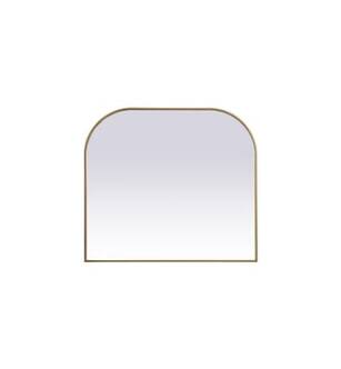 ARKA-E MR1B4238BRS Wall Mounted Mirror in Brass