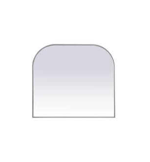 ARKA-E MR1B4238SIL Wall Mounted Mirror in Silver