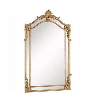 ARKA-E MR-3342 Wall Mounted Mirror in Antique Gold Leaf