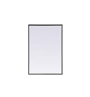 ARKA-E MR42436BK Wall Mounted Mirror in Black