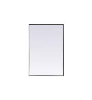 ARKA-E MR42436S Wall Mounted Mirror in Silver