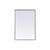 Arka MR42436S Wall Mounted Mirror in Silver