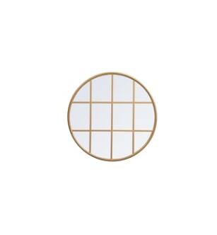 ARKA-E MR633232BR Wall Mounted Mirror in Brass