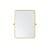 Arka MR6A2432GD Wall Mounted Mirror in Gold/Gold