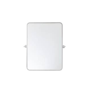 ARKA-E MR6A2432SIL Wall Mounted Mirror in Silver/Silver