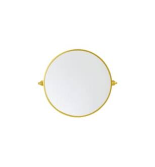 ARKA-E MR6B24GD Wall Mounted Mirror in Gold/Gold
