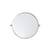 Arka MR6B24SIL Wall Mounted Mirror in Silver/Silver