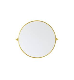 ARKA-E MR6B30GD Wall Mounted Mirror in Gold/Gold