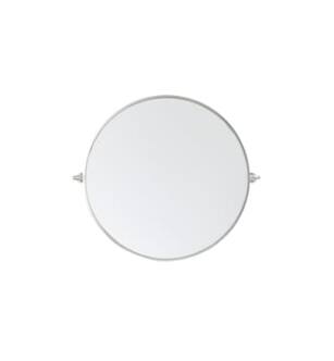 ARKA-E MR6B30SIL Wall Mounted Mirror in Silver/Silver