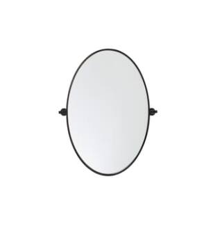 ARKA-E MR6C2132BLK Wall Mounted Mirror in Black/Black