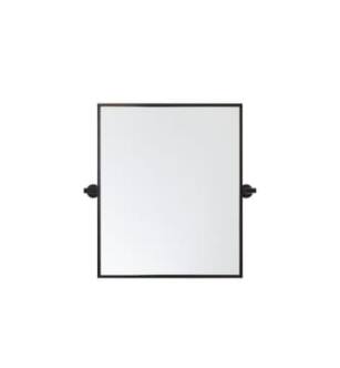 ARKA-E MR6E2024BLK Wall Mounted Mirror in Black/Black