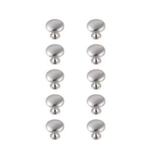 ARKA-E KB2002-NK-10PK Cabinet Knob in Brushed Nickel/Brushed Nickel