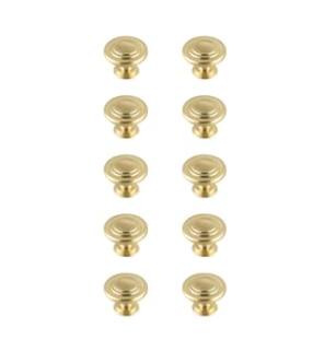 ARKA-E KB2006-GD-10PK Cabinet Knob in Brushed Gold/Brushed Gold