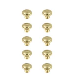 ARKA-E KB2007-GD-10PK Cabinet Knob in Brushed Gold/Brushed Gold