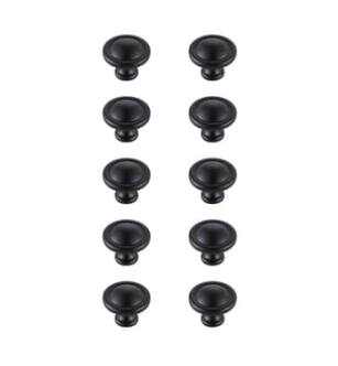 ARKA-E KB2007-MB-10PK Cabinet Knob in Matte Black/Matte Black