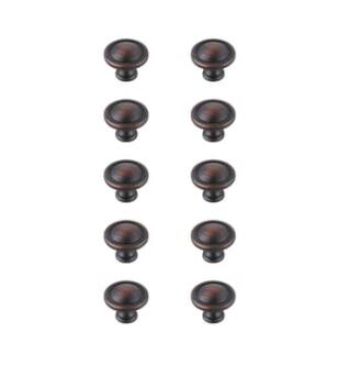 ARKA-E KB2007-ORB-10PK Cabinet Knob in Oil Rubbed Bronze/Oil Rubbed Bronze