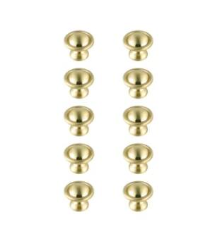 ARKA-E KB2008-GD-10PK Cabinet Knob in Brushed Gold/Brushed Gold