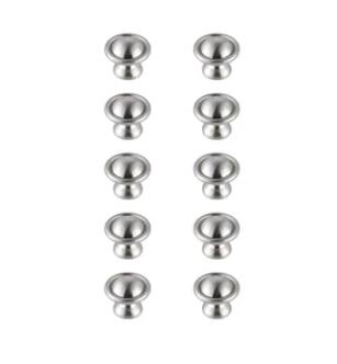 ARKA-E KB2008-NK-10PK Cabinet Knob in Brushed Nickel/Brushed Nickel