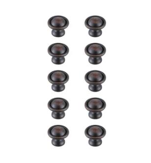 ARKA-E KB2008-ORB-10PK Cabinet Knob in Oil Rubbed Bronze/Oil Rubbed Bronze