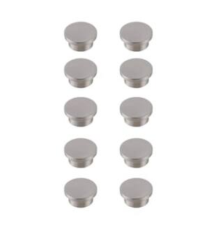 ARKA-E KB2009-NK-10PK Cabinet Knob in Brushed Nickel/Brushed Nickel
