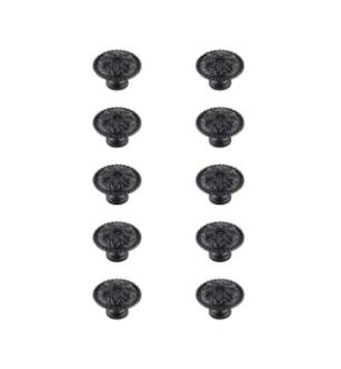 ARKA-E KB2011-MB-10PK Cabinet Knob in Matte Black/Matte Black