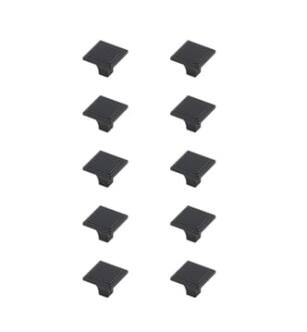 ARKA-E KB2012-MB-10PK Cabinet Knob in Matte Black/Matte Black