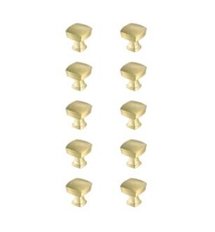 ARKA-E KB2022-GD-10PK Cabinet Knob in Brushed Gold/Brushed Gold