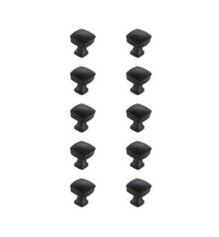 ARKA-E KB2022-MB-10PK Cabinet Knob in Matte Black/Matte Black