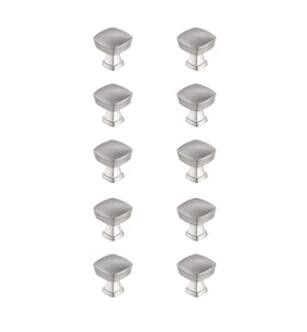 ARKA-E KB2022-NK-10PK Cabinet Knob in Brushed Nickel/Brushed Nickel