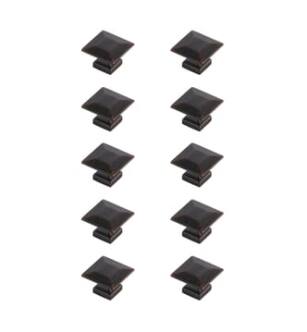 ARKA-E KB2025-ORB-10PK Cabinet Knob in Oil Rubbed Bronze/Oil Rubbed Bronze