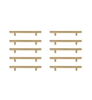 ARKA-E PL400-5-BR-10PK Cabinet Knob in Brass/Brass