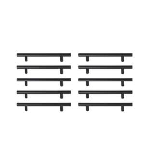 ARKA-E PL400-5-MB-10PK Cabinet Knob in Matte Black/Matte Black