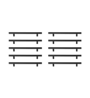 ARKA-E PL400-6-MB-10PK Cabinet Knob in Matte Black/Matte Black