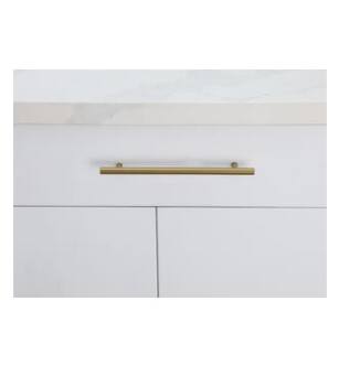 ARKA-E PL400-7-BR-10PK Cabinet Knob in Brass/Brass