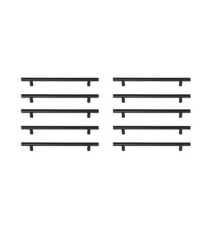 ARKA-E PL400-7-MB-10PK Cabinet Knob in Matte Black/Matte Black