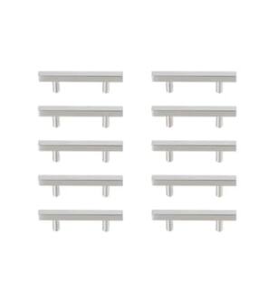 ARKA-E PL402-3-NK-10PK Cabinet Knob in Brushed Nickel/Brushed Nickel