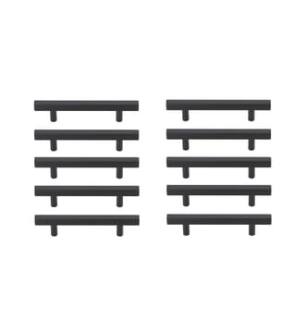 ARKA-E PL402-4-MB-10PK Cabinet Knob in Matte Black/Matte Black