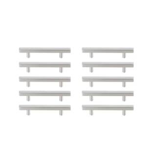 ARKA-E PL402-4-NK-10PK Cabinet Knob in Brushed Nickel/Brushed Nickel